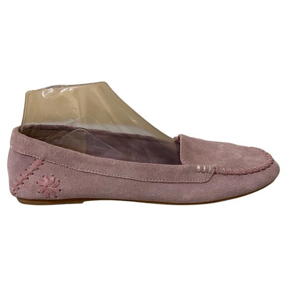 Jack Rogers Mauve Millie Suede Moccasins - Picture 6 of 12